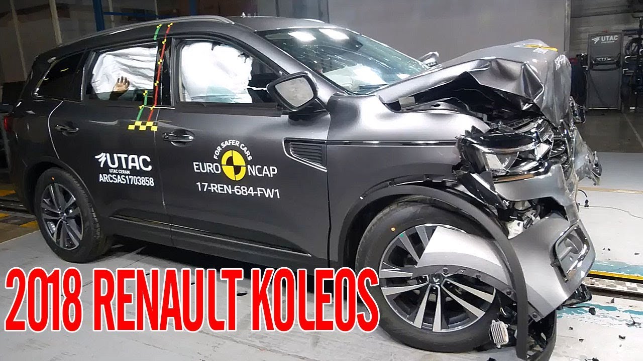 "فيديو" شاهد سيارة رينو كوليوس 2018 خلال اختبار التصادم 2018 Renault Koleos 3