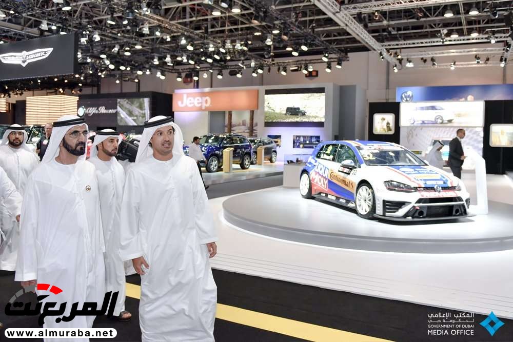 "تقرير" محمد بن راشد يزور معرض دبي الدولي للسيارات 2017 7