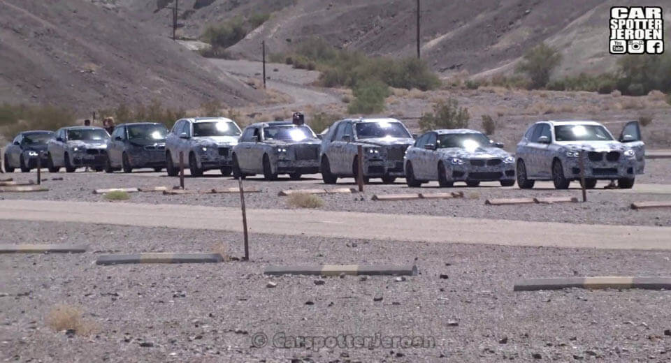بي إم دبليو ورولز رويس يختبرون 8 سيارات في وادي الموت 1