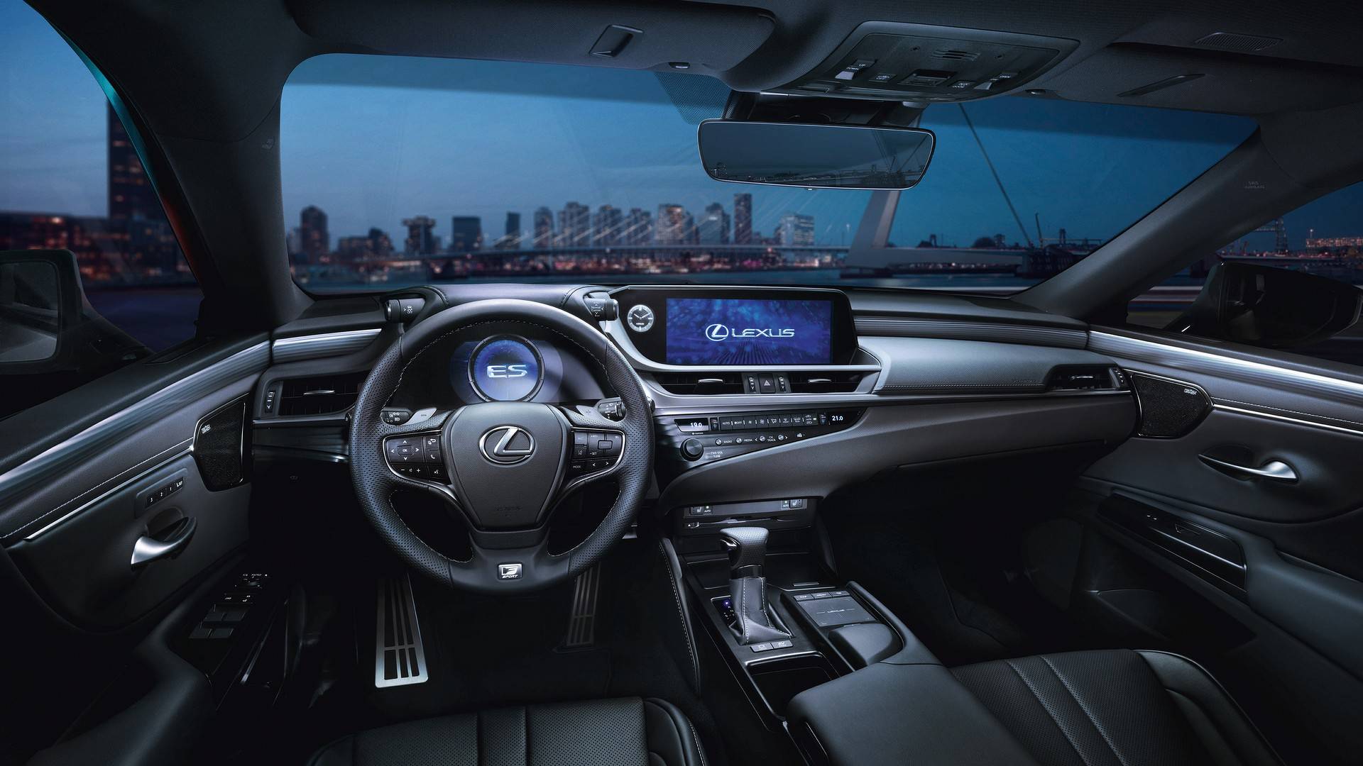 لكزس اي اس 2019 الشكل الجديد الجيل السابع تدشن نفسها رسمياً Lexus ES 16