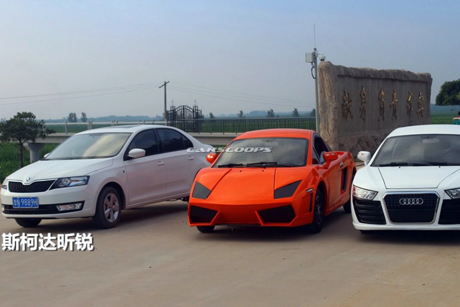 "70 صورة" الصين صنعت لامبورجيني جالاردو وأودي R8 ميني مقلدة 9