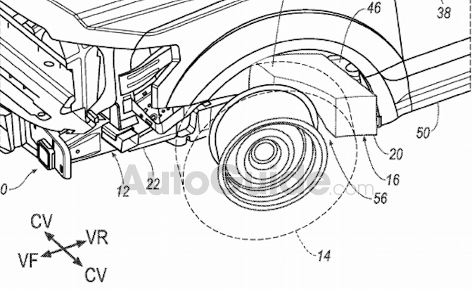 فورد تسجّل براءة إختراع جنوط عجلات بها وسائد هوائية 2