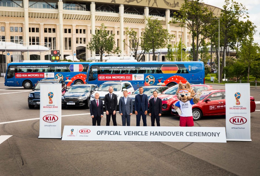 كيا توفر 424 سيارة للاستخدام الرسمي خلال كأس العالم في روسيا 2018 1