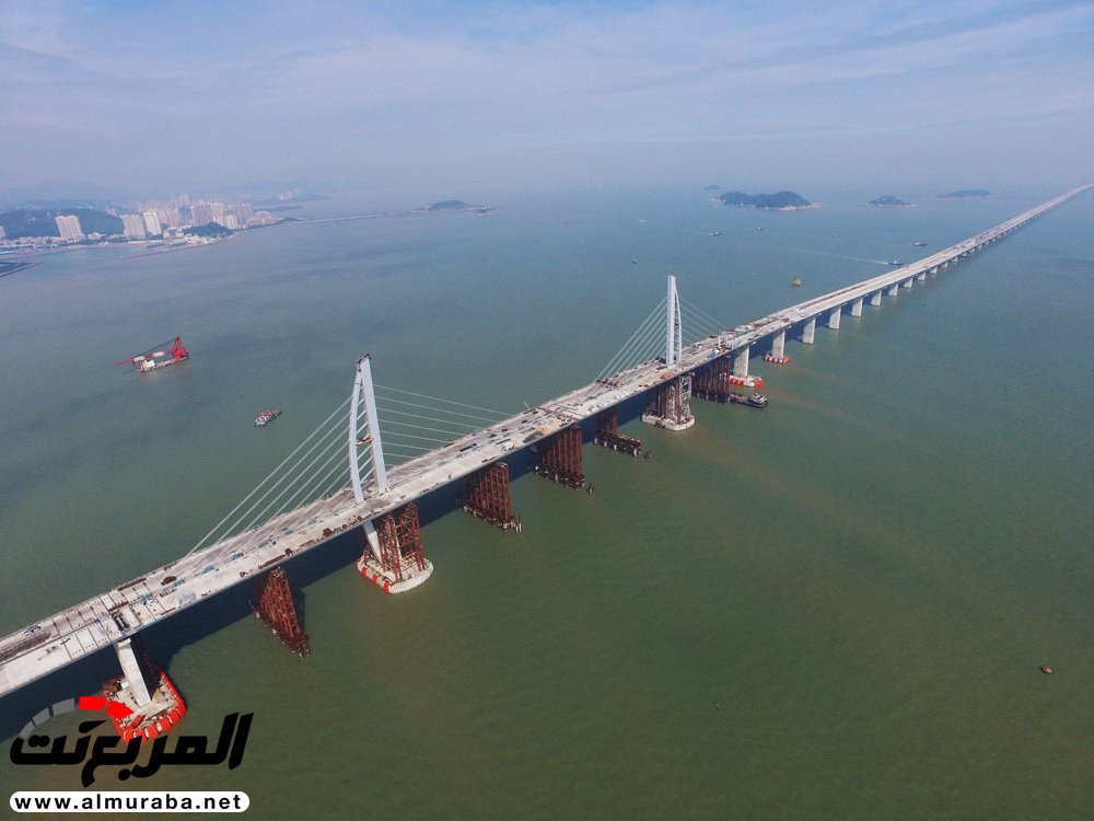 "بالفيديو والصور" أطول جسر مائي في العالم بتكلفة 75 مليار ريال يفتتح رسمياً 4