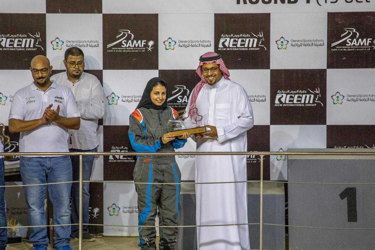 أمجاد العمري تخطف المركز الأول في سباق كسر الزمن السعودية في جولتها الأولى 1