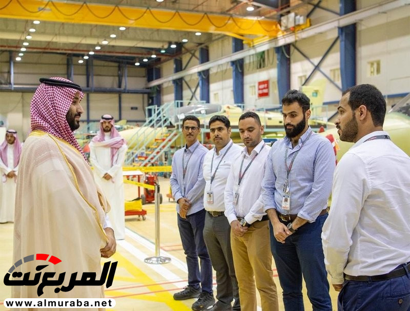 "بالصور" الأمير محمد بن سلمان يدشن أول طائرة تدريب نفاثة مجمّعة محلياً 2