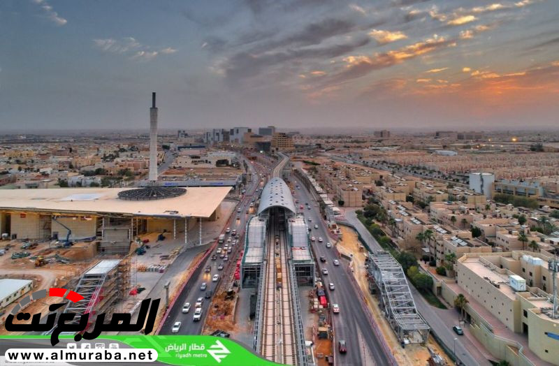 "بالصور" نسبة الإنجاز في مشروع قطار الرياض تصل إلى 82% 4