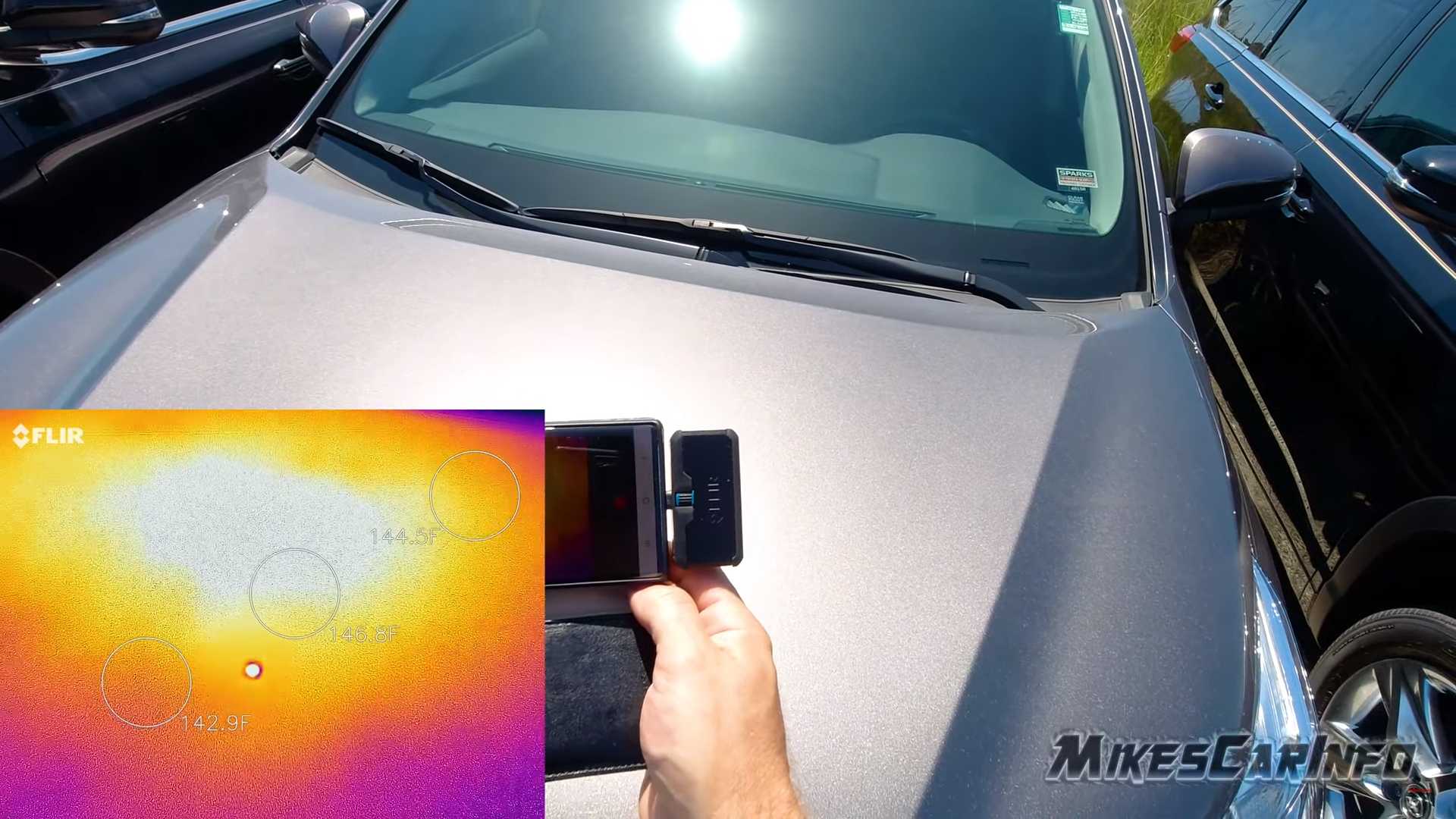 "بالفيديو" لأي مدى تختلف درجة حرارة السيارة اعتماداً على لونها؟ 10