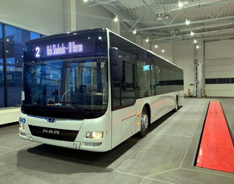 "بالصور" 400 حافلة ذكية للمرحلة الأولى بتطوير مشاريع النقل العام في مكة 1