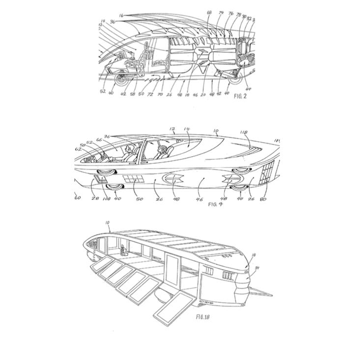 "بالصور" رحلة تطور تصاميم السيارات الطائرة على مدار 100 عام 43