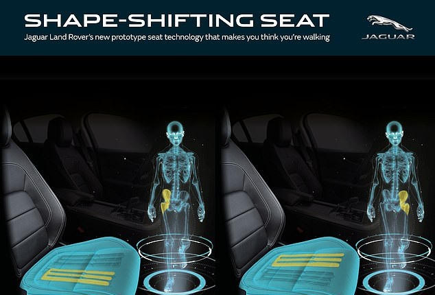 "بالفيديو" جاكوار تكشف عن مقاعد سيارات ذكية تخفف آلام الجلوس 10