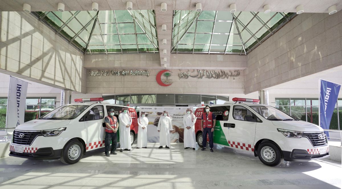 هيونداي تقدم 24 مركبة للدعم الطبي لهيئة الهلال الأحمر السعودي للمساعدة في مكافحة فيروس كوفيد-19 5