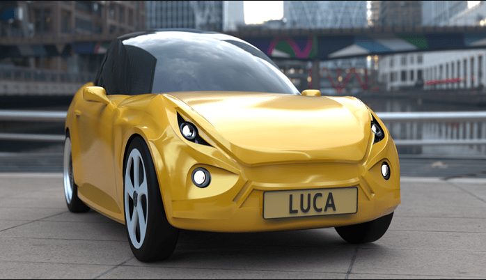 الكشف عن لوكا.. أول سيارة كهربائية تصنع من النفايات 5