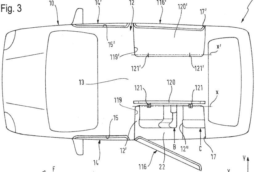 بي ام دبليو تسجل براءة اختراع لأبواب أجنحة نورس خلفية صغيرة 12