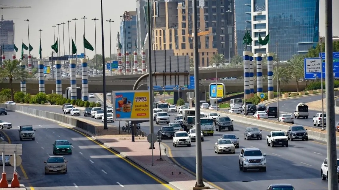 الإشارات المرورية في السعودية, المربع نت