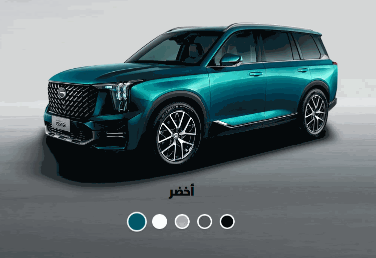بالصور.. ألوان سيارات gac لدى الوكيل في السعودية 8