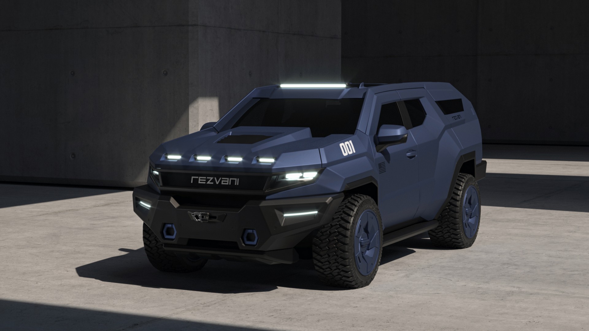 ريزفاني فينجنس هي SUV عسكرية جديدة مبنية على كاديلاك اسكاليد 17