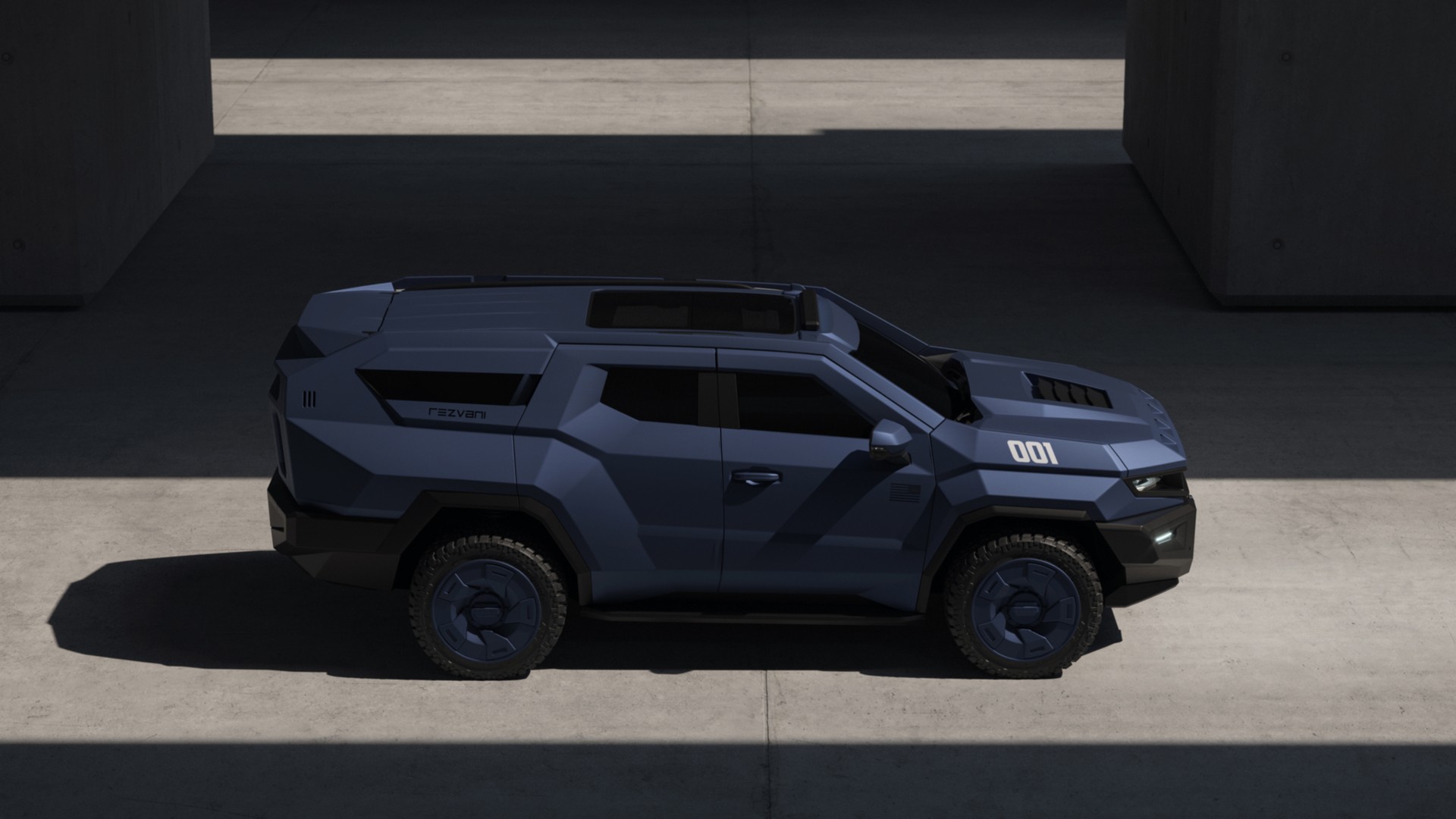 ريزفاني فينجنس هي SUV عسكرية جديدة مبنية على كاديلاك اسكاليد 18