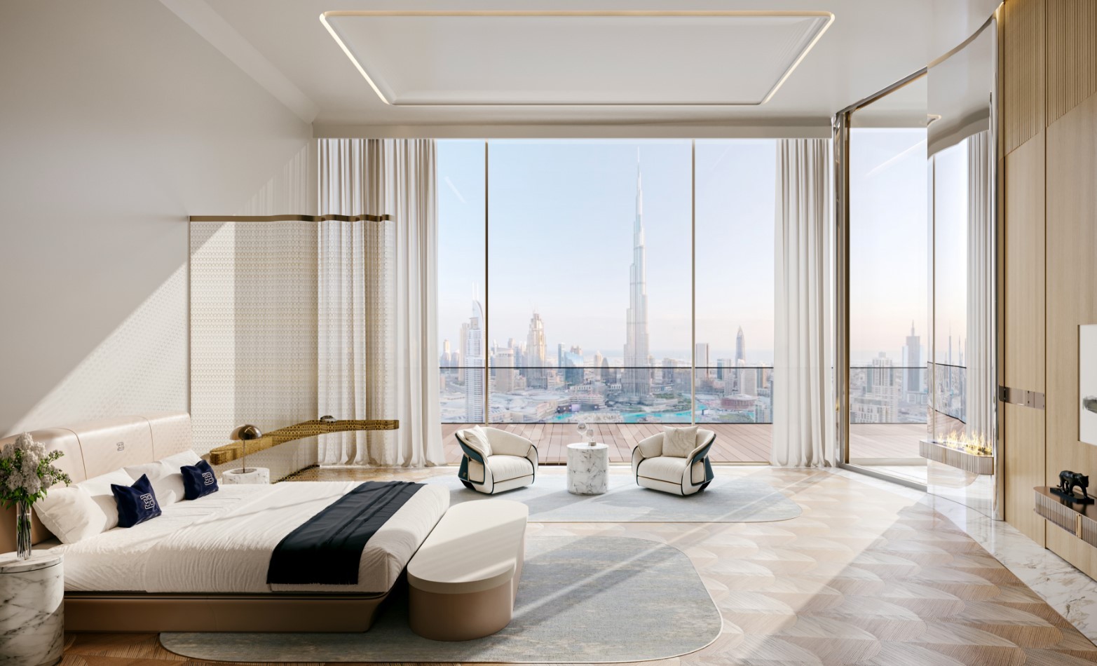 بوجاتي تعلن عن بناء برج سكني فاخر في قلب مدينة دبي! 11