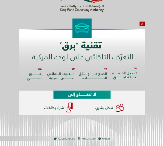 "جسر الملك فهد" يقدم 4 خدمات دفع إلكترونية لتسهيل إجراءات العبور 5