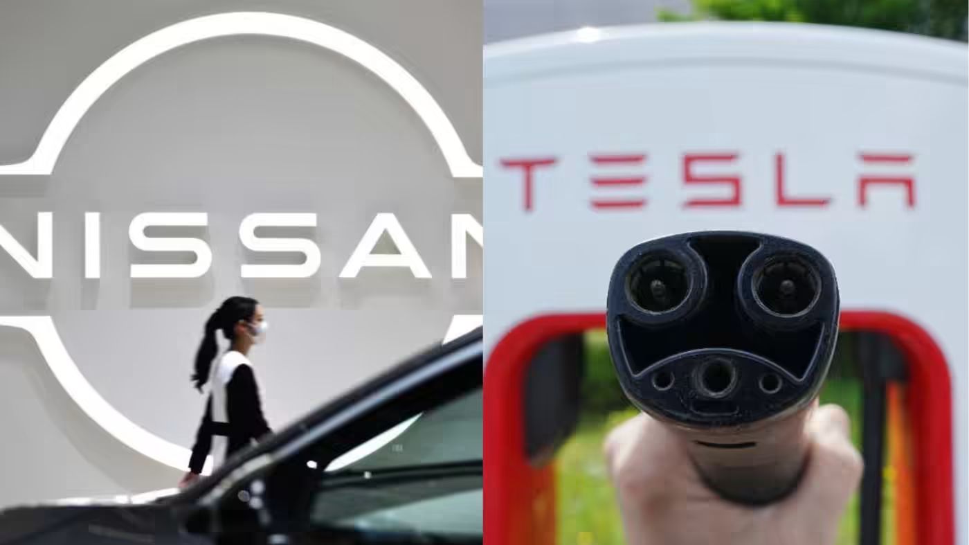 نيسان هي أول شركة يابانية تقرر استخدام منافذ شحن تيسلا في سياراتها الكهربائية 2