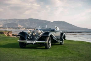 سيارة مرسيدس K 540 سبيشال التي صُنعت لملك أفغانستان في عام 1937 تفوز بجائزة أفضل سيارة في مهرجان بيبل بيتش