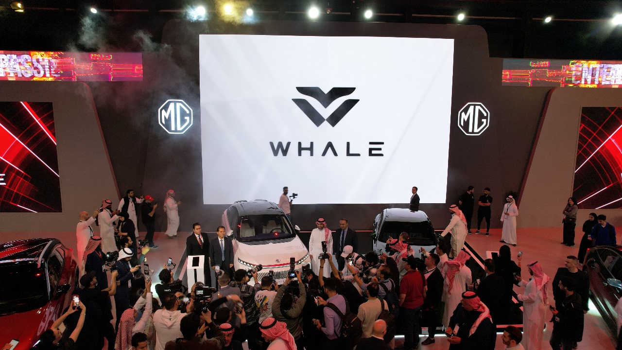 ’إم جي موتور‘ تجذب الأنظار في ’معرض الرياض للسيارات‘ عبر الظهور الدولي الأول لمركبة MG Whale والظهور الإقليمي الأول لسيارة MG7 5