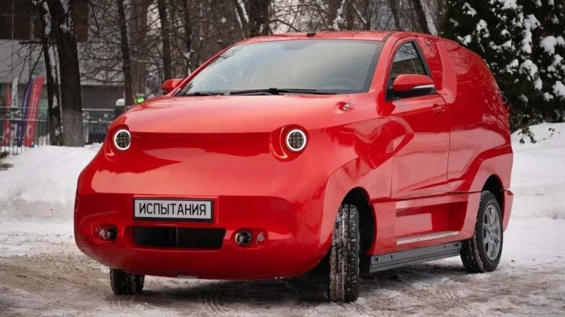 روسيا تقدم سيارة كهربائية جديدة كلياً بتصميم غريب وسيتم تصنيعها في مصنع بي ام دبليو السابق!