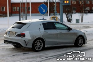 صور تجسسية لسيارة مرسيدس Mercedes Takes CLA وهي تخضع للاختبار في السويد 1
