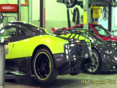 " بالفيديو" خمس سيارات باجانى غريبة الشكل يتم تصويرها فى ورشة بهونغ كونغ 1
