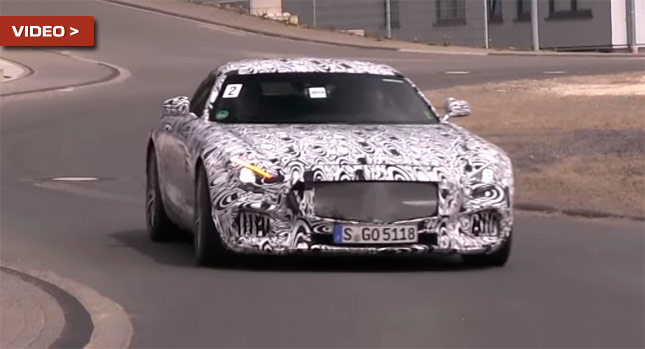 اطلاق اول فيديو رسمي لـ مرسيدس بنز AMG GT كوبيه الرياضية على حلبة نوربورغرينغ 4