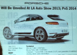 "بالصور" تسريبات عن خطط شركة بورش لسياراتها المستقبلية القادمة Porsche 2015 3