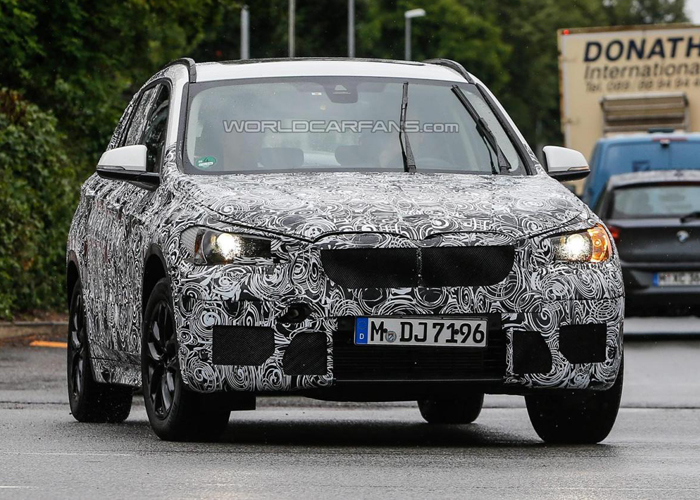 "صور تجسسية" ترصد الجيل الثاني بي إم دابليو 2015 BMW X1 اثناء اختبارها 4