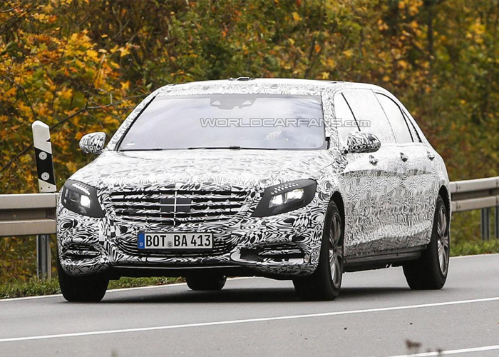 مرسيدس اس 600 بولمان الجديدة تظهر خلال اختبارها في المانيا Mercedes S600 Pullman