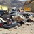 "بالصور" صخور تسقط على سيارة كامري وتسحقها بطريق الباحة السعودي 1