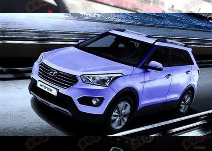 صور من الصين تكشف عن دواخل هيونداي ix25 كروس اوفر الجديدة Hyundai 2015