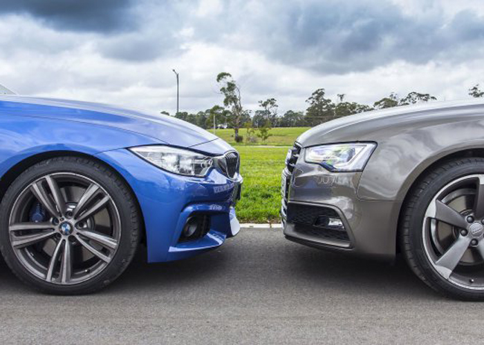 “مقارنة” اودي A5 الجديدة Vs بي ام دبليو الفئة الرابعة صور واسعار ومواصفات Audi A5 BMW 4